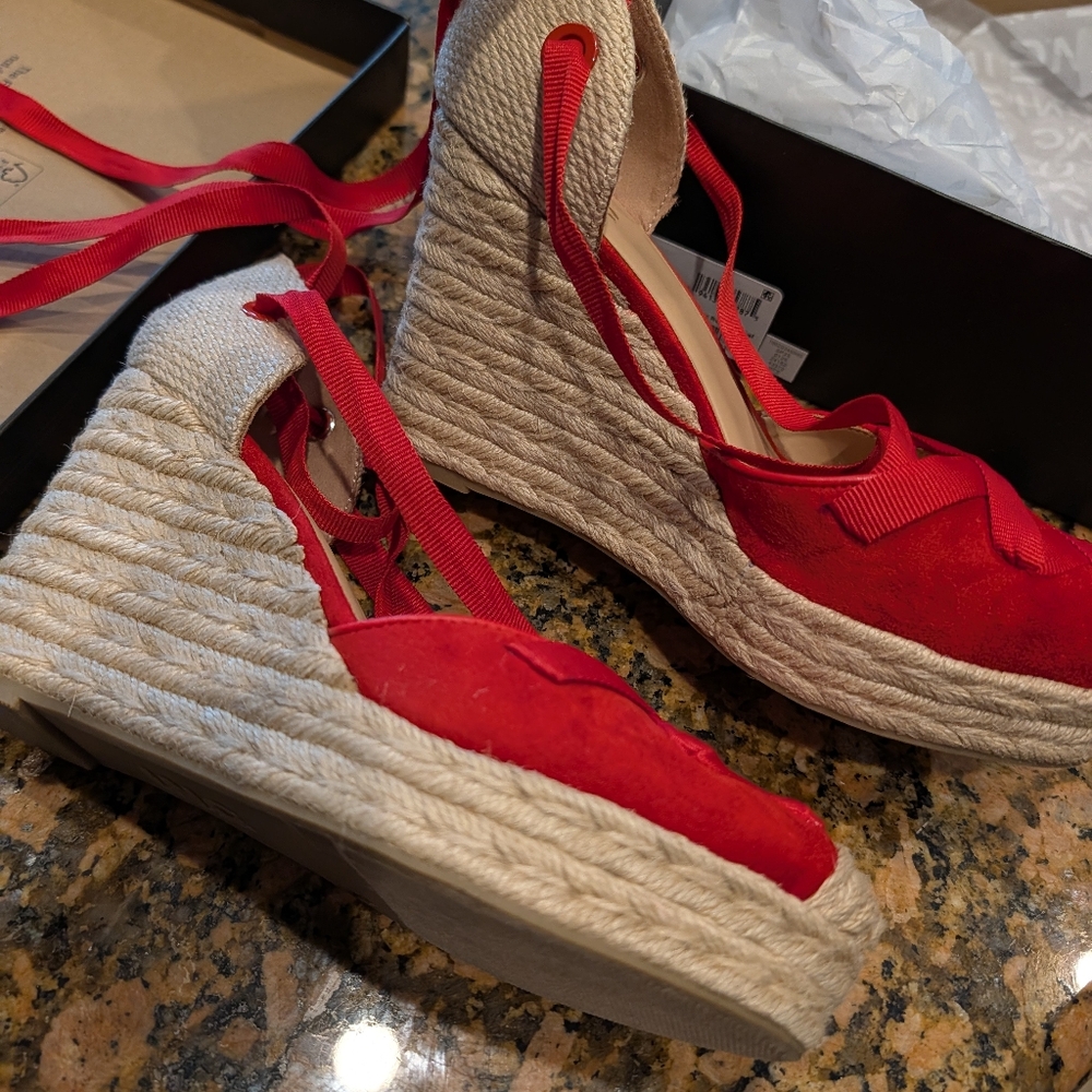 INC International Concepts Women's Merryy Espadrille Wedge Sandals - Picture 5 of 7